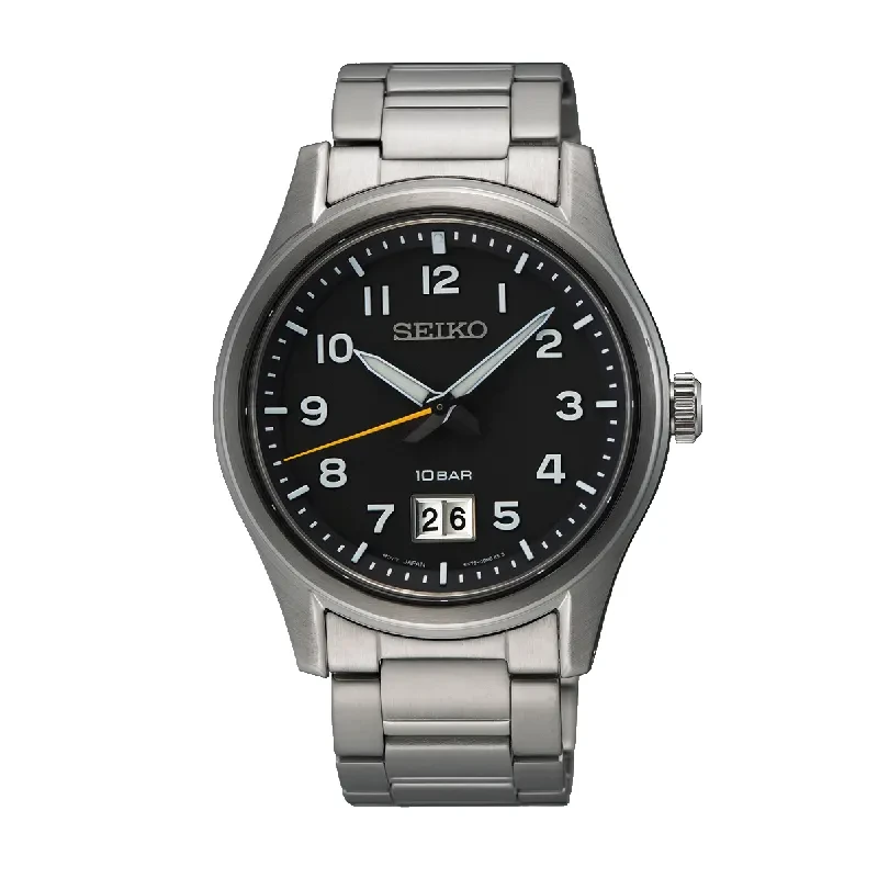 Seiko Essentials Classic Date Display Men's Watch- SUR569P1